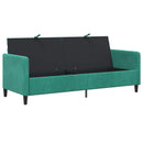 Sofa med opbevaring Turkis 192 x 78 x 87 cm Polyester