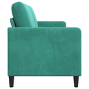 Sofa med opbevaring Turkis 192 x 78 x 87 cm Polyester