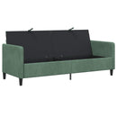 Sofa med opbevaring Havgrøn 192 x 78 x 87 cm Polyester