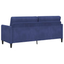 Sofa med opbevaring Politi blå 192 x 78 x 87 cm Polyester