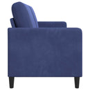 Sofa med opbevaring Politi blå 192 x 78 x 87 cm Polyester