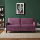 Sofa med opbevaring Lilla 192 x 78 x 87 cm Polyester