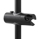 Brusehovedholder Sort 71 cm Rustfrit stål