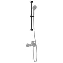 Brusehovedholder Sort 71 cm Rustfrit stål