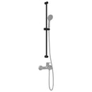 Brusehovedholder Sort 101 cm Rustfrit stål