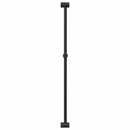 Brusehovedholder Sort 101 cm Rustfrit stål