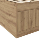Sengestel med opbevaring Artisan-eg 80 x 200 cm Konstrueret træ