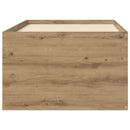 Sengestel med opbevaring Artisan-eg 80 x 200 cm Konstrueret træ
