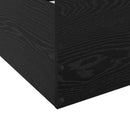 Sengestel med opbevaring Sort eg 80 x 200 cm Konstrueret træ