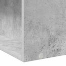 Sengestel med opbevaring Betongrå 80 x 200 cm Konstrueret træ