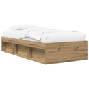 Sengestel med opbevaring Artisan-eg 80 x 200 cm Konstrueret træ