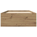 Sengestel med opbevaring Artisan-eg 80 x 200 cm Konstrueret træ