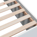 Gulvsengramme Hvid 80 x 200 cm Konstrueret træ