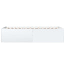 Gulvsengramme Hvid 80 x 200 cm Konstrueret træ