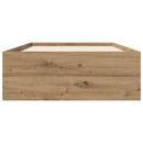 Sengestel med opbevaring Artisan-eg 80 x 200 cm Konstrueret træ