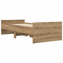 Sengestel Artisan-eg Konstrueret træ