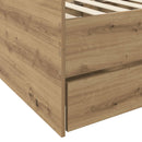 Daybed med skuffe med hovedgærde Artisan-eg Konstrueret træ