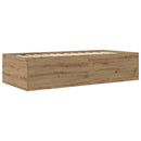 Sengestel med opbevaring Artisan-eg 80 x 200 cm Konstrueret træ