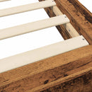 Gulvsengramme Gammelt træ 80 x 210 cm Konstrueret træ