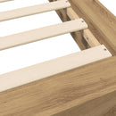 Gulvsengramme Artisan-eg 80 x 210 cm Konstrueret træ