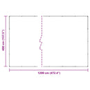 Planteovertræk Transparent 4 x 12 m PVC