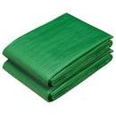 Presenning med øjer 2 stk. Grøn 3 x 5 m 260 gsm PE