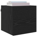 Vægmonteret TV Skab Vægmonteret 4 pcs Sort eg 30,5 x 30 x 30 cm
