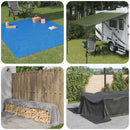 Presenning med øjer Grøn 4 x 6 m 90 gsm PE