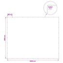 Presenning med øjer Antracitgrå 8 x 10 m 260 gsm PE