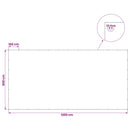 Presenning med øjer Blå 6 x 12 m 90 gsm PE