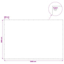 Presenning med øjer Blå 8 x 12 m 260 gsm PE