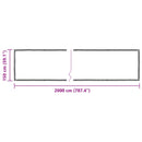 Presenning Transparent 20 x 1,5 m PE