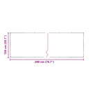 Presenning 350 gsm Transparent 2 x 1,5 m PVC
