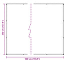 Presenning 350 gsm Transparent 5 × 3,5 m PVC
