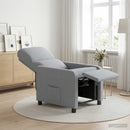 Recliner Lysegrå Polyester
