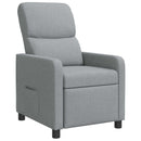 Recliner Lysegrå Polyester