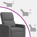 Recliner Mørkegrå Stof