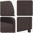 Recliner Mørk Brun Stof
