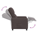 Recliner Mørk Brun Stof