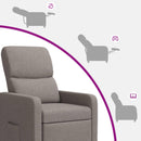 Recliner Gråbrun