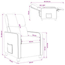 Recliner Gråbrun