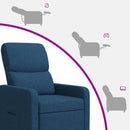 Recliner Blå Stof