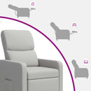 Recliner Skygrå Stof