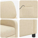 Recliner Cremefarvet Stof