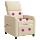 Recliner Cremefarvet Stof