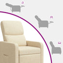 Recliner Cremefarvet Stof