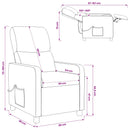 Recliner Cremefarvet Stof