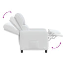 Recliner Hvid Stof