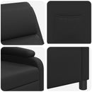 Recliner Sort Kunstlæder