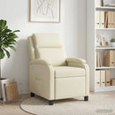Recliner Cremefarvet Kunstlæder